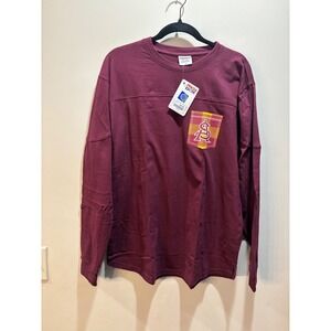 NWT ASU Pressbox ASU Arizona State Sun Devils Maroon Spirit Jersey Long Sleeve M